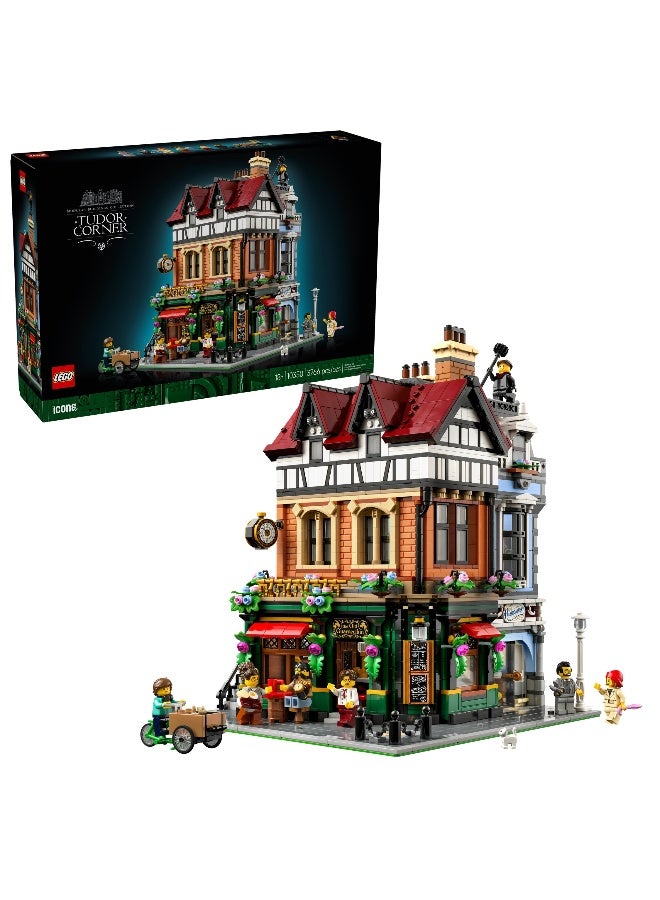 LEGO Icons Tudor Corner 10350 Building Toy Set (3266 Pieces) - Image 1