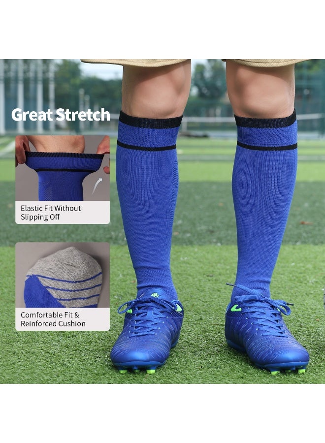 SKY WING Unisex Athletic Knee High Breathable Compression Solid Tube Soccer Football Sport Socks 1/2/3/4 Pairs for Youth Adult - Image 2