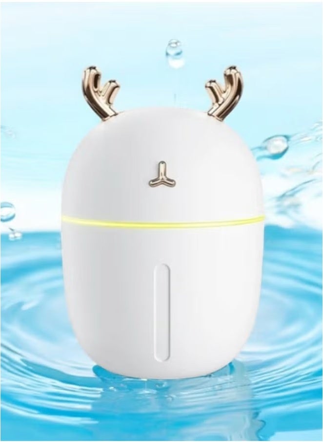 اتش 2 او موزع زيوت عطرية سعة 300 مل ومرطب للهواء مع خاصية الاغلاق التلقائي عند نفاذ الماء واضاءة LED بـ7 الوان للمنزل والمكتب ووصول الاطفال - Image 5