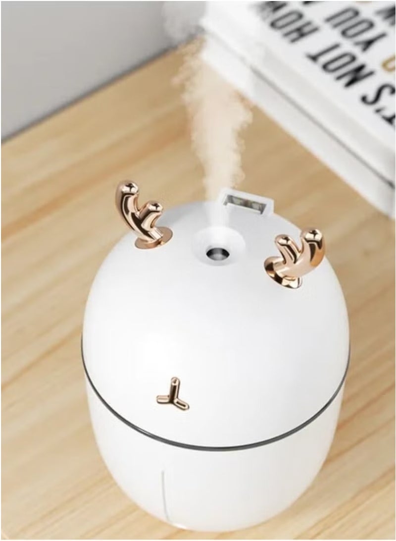 اتش 2 او موزع زيوت عطرية سعة 300 مل ومرطب للهواء مع خاصية الاغلاق التلقائي عند نفاذ الماء واضاءة LED بـ7 الوان للمنزل والمكتب ووصول الاطفال - Image 3