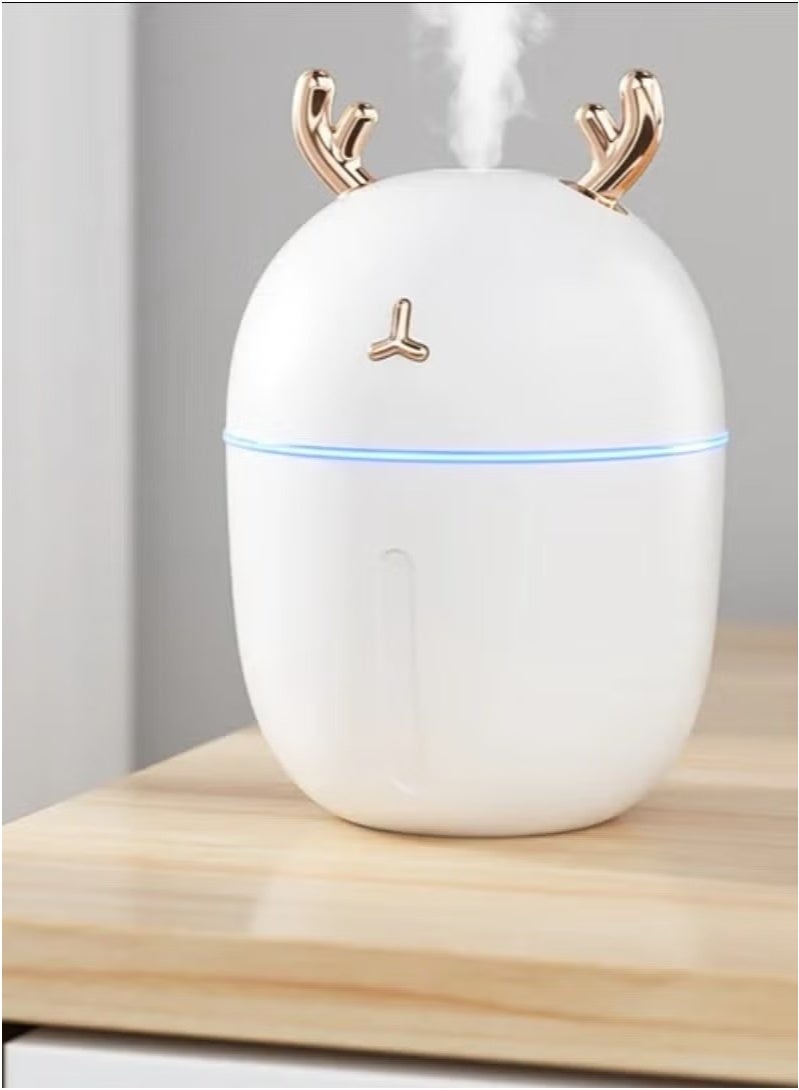 اتش 2 او موزع زيوت عطرية سعة 300 مل ومرطب للهواء مع خاصية الاغلاق التلقائي عند نفاذ الماء واضاءة LED بـ7 الوان للمنزل والمكتب ووصول الاطفال - Image 4