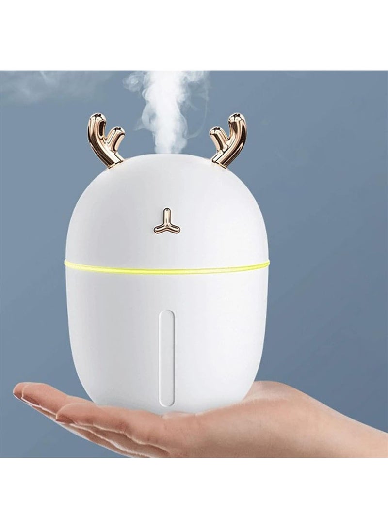 اتش 2 او موزع زيوت عطرية سعة 300 مل ومرطب للهواء مع خاصية الاغلاق التلقائي عند نفاذ الماء واضاءة LED بـ7 الوان للمنزل والمكتب ووصول الاطفال - Image 2