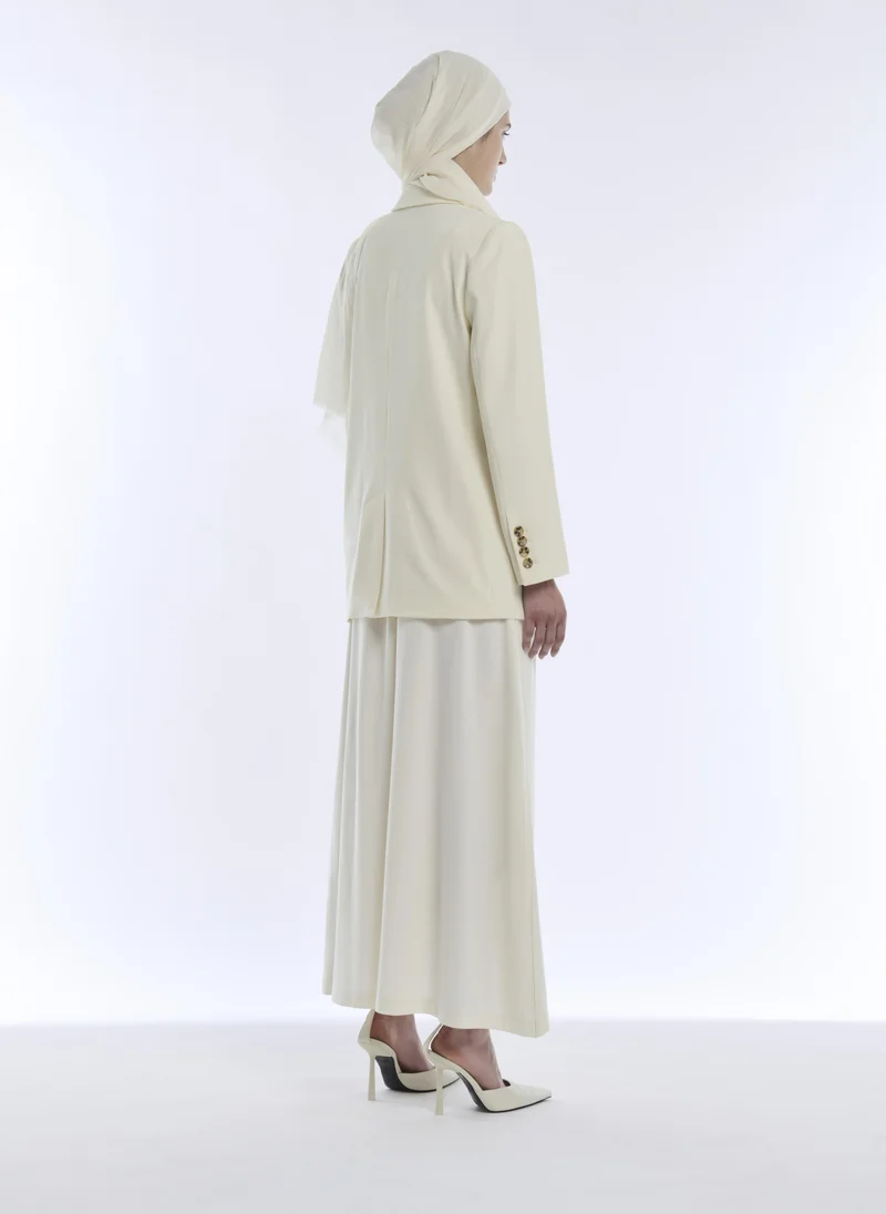 Iyal  Asymmetric Hem Jersey Skirt for Women | Best Price UAE