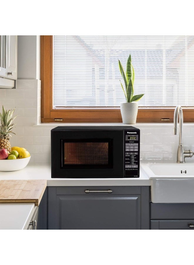 Panasonic Solo Microwave Oven, 255mm Turntable, Child Safety lock, Auto Reheat, Touch Membrane Operations 20 L 800 W NN-ST266BVTG Black - Image 2