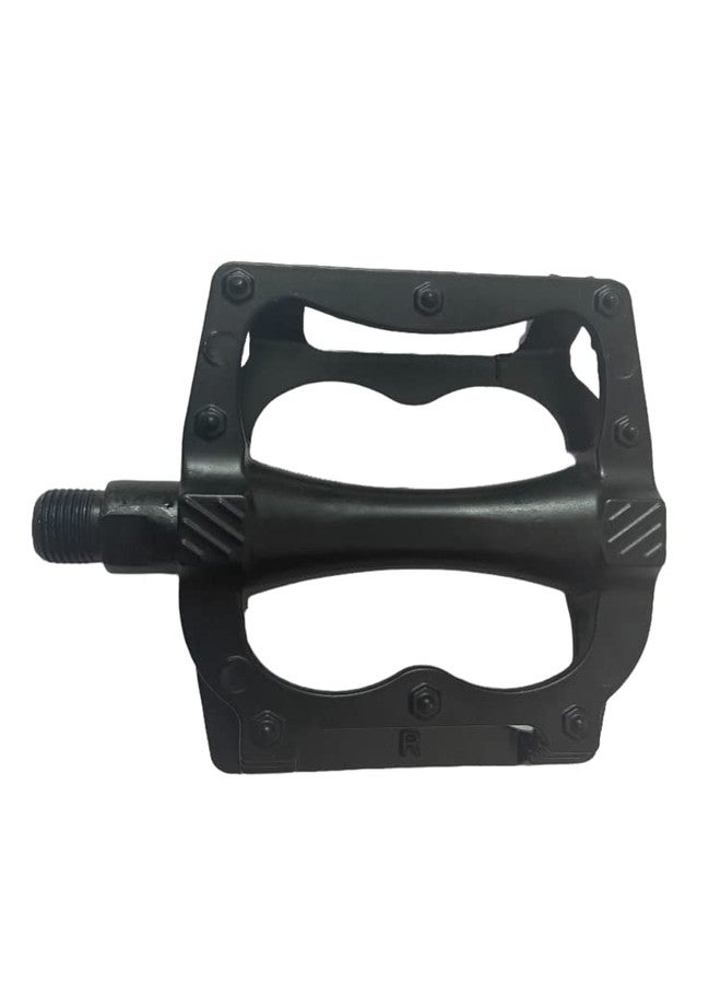 Linist دواسات دراجة هوائية من لينيست، مصنوعة من الألومنيوم، مزودة بـ 16 دبوسًا مانعًا للانزلاق، دواسات خفيفة الوزن - دواسات دراجة عالمية للدراجات الجبلية، ودراجات بي إم إكس، ودراجات الطرق - أسود - Image 2