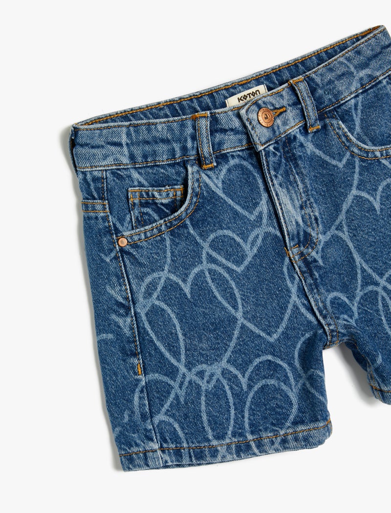 KOTON Cotton Jean Short - Image 3