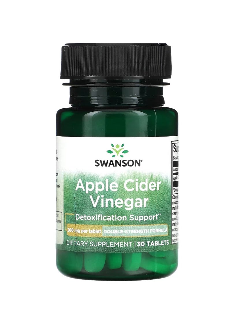 سوانسون خل التفاح 200 ملجم 30 قرص - Image 1