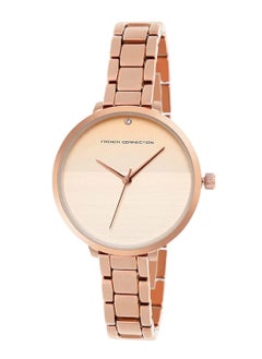 French Connection Women's Belle Rose Gold Dial Analog Stainless Steel Watch FCS001C - 36mm  - Image 4