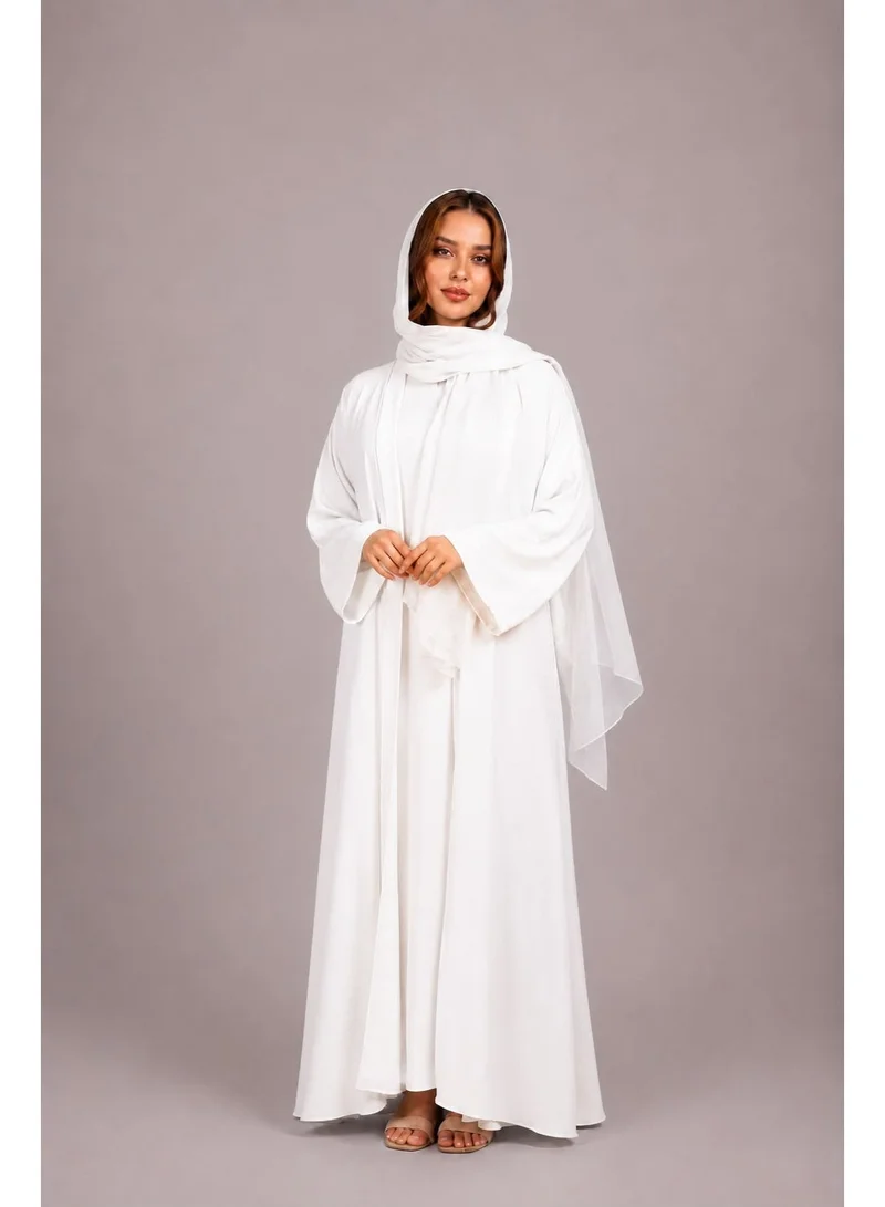 Ophelia  Raina Abaya – Luxury Flowing Abaya with Soft matching Hijab for Women | Best Price UAE