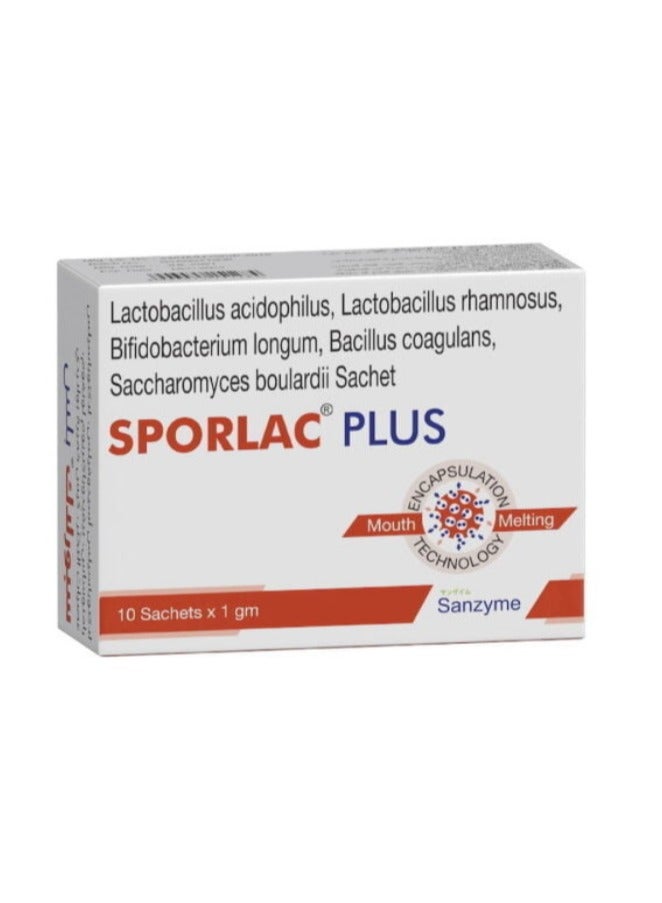 SPORLAC PLUS Sporlac Plus 1g Pow 10s Sachet 
