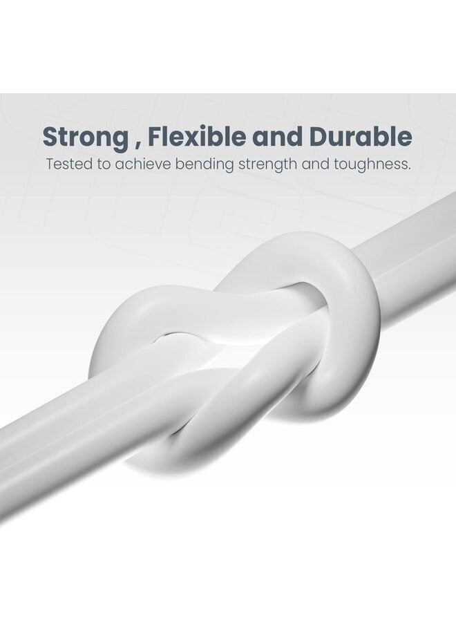 Moxedo Lite USB-C To USB-C Fast Charging Cable 1M WHITE - Image 2