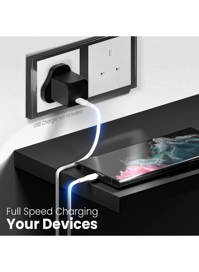 Moxedo Lite USB-C To USB-C Fast Charging Cable 1M WHITE - Image 3