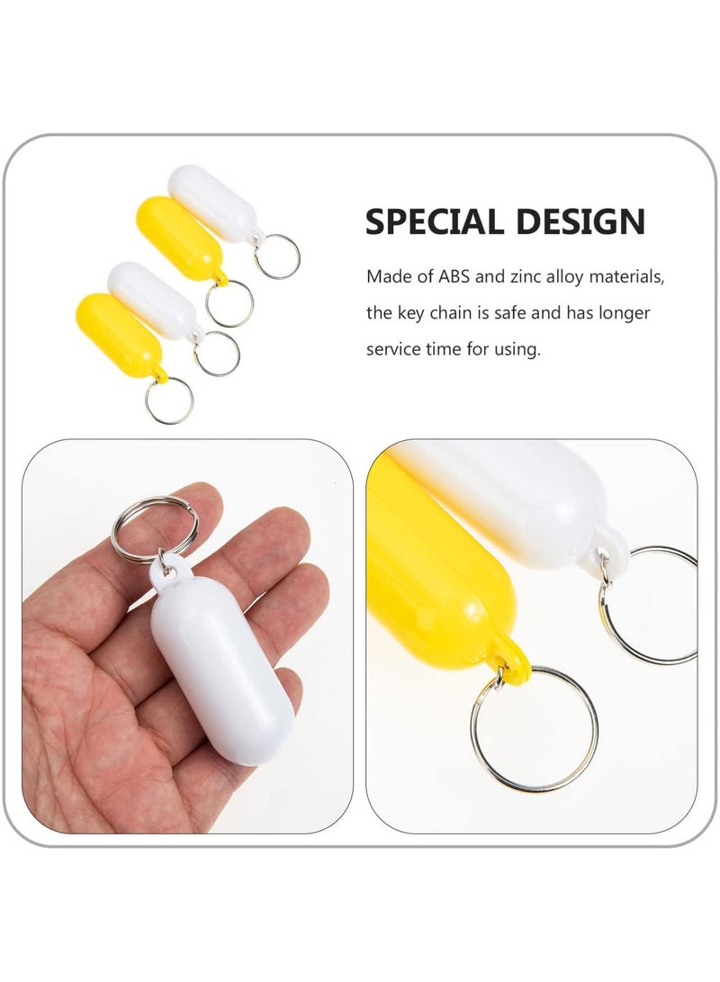 GGOOT Plastic Floating Keychains floating keychain for boat keys boat keychain boat keychain float 4Pcs Floating Boating - Image 3