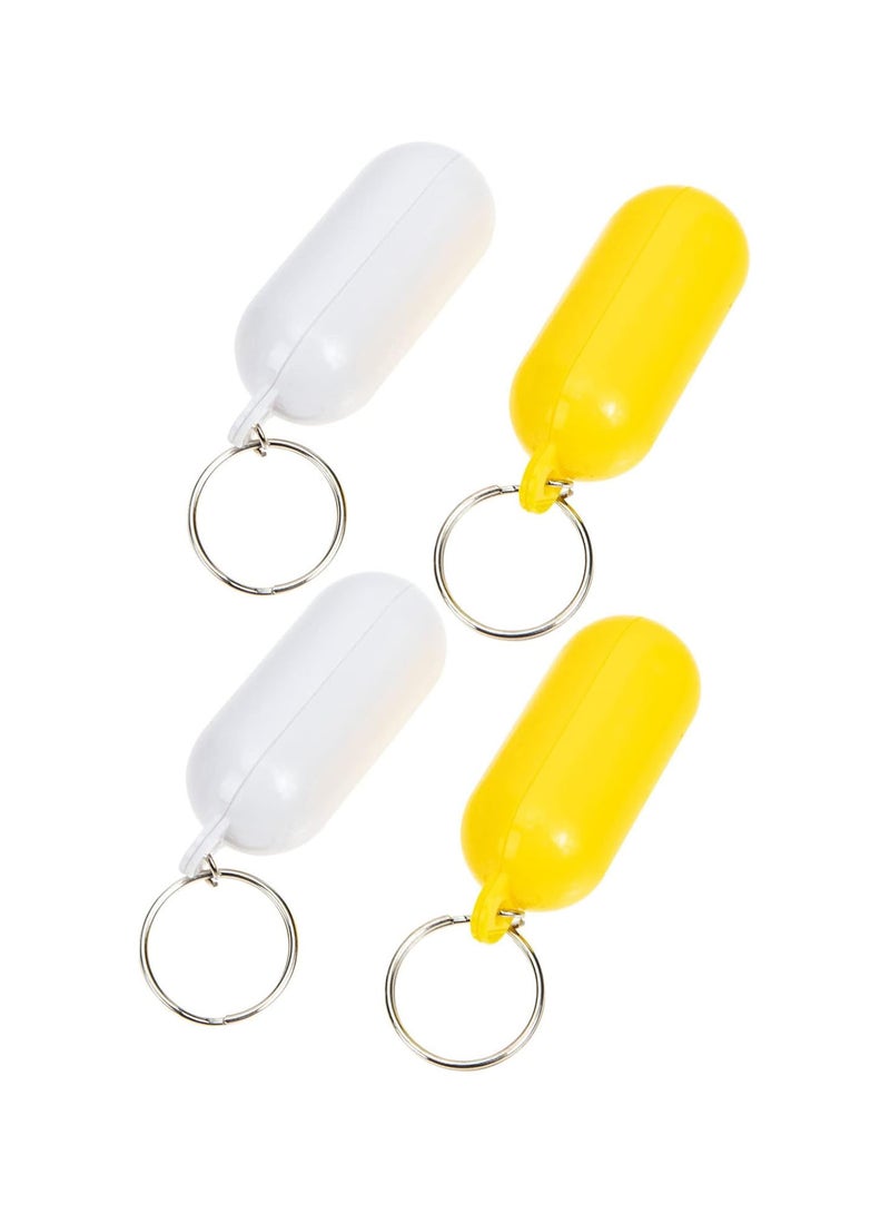 GGOOT Plastic Floating Keychains floating keychain for boat keys boat keychain boat keychain float 4Pcs Floating Boating - Image 1