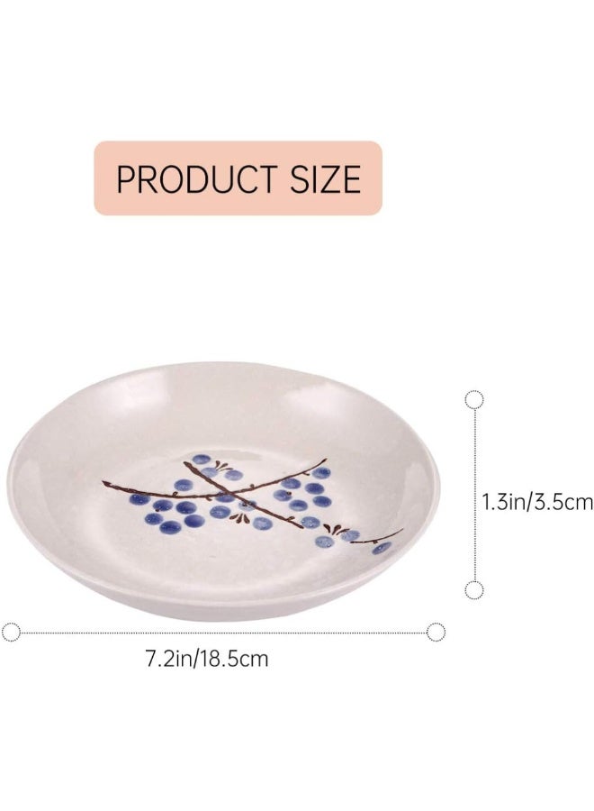 Hemoton 6Pcs Ceramic Tableware Set Dinnerware Japanese Ceramic Dinnerware Set for Home Kitchen Person Blue - Image 2