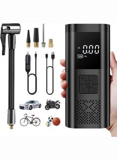 Electric Air Pump Tire Inflator Rechargeable Wireless Bike Pump Air