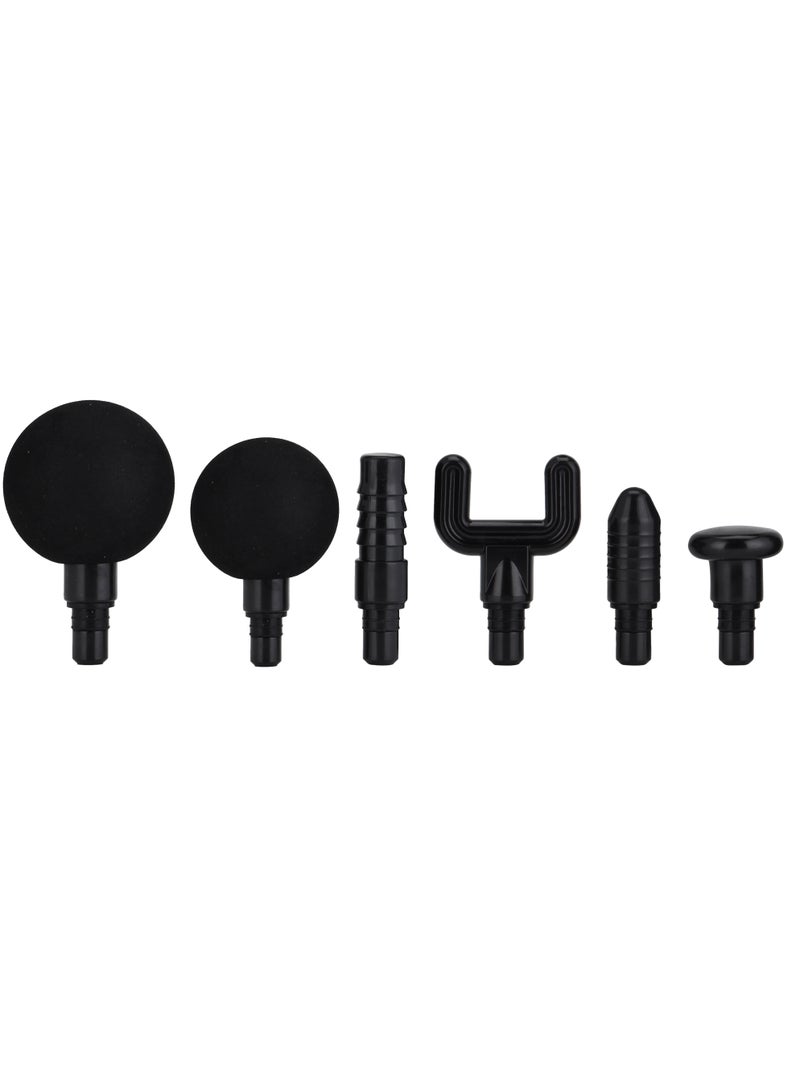 Olsenmark 6 in 1 Percussion Massager for Pain Relief, Rechargeable and Cordless Gun with an Ergonomic Grip, Massage Gun for full body with Detachable Head, 2 year warranty
