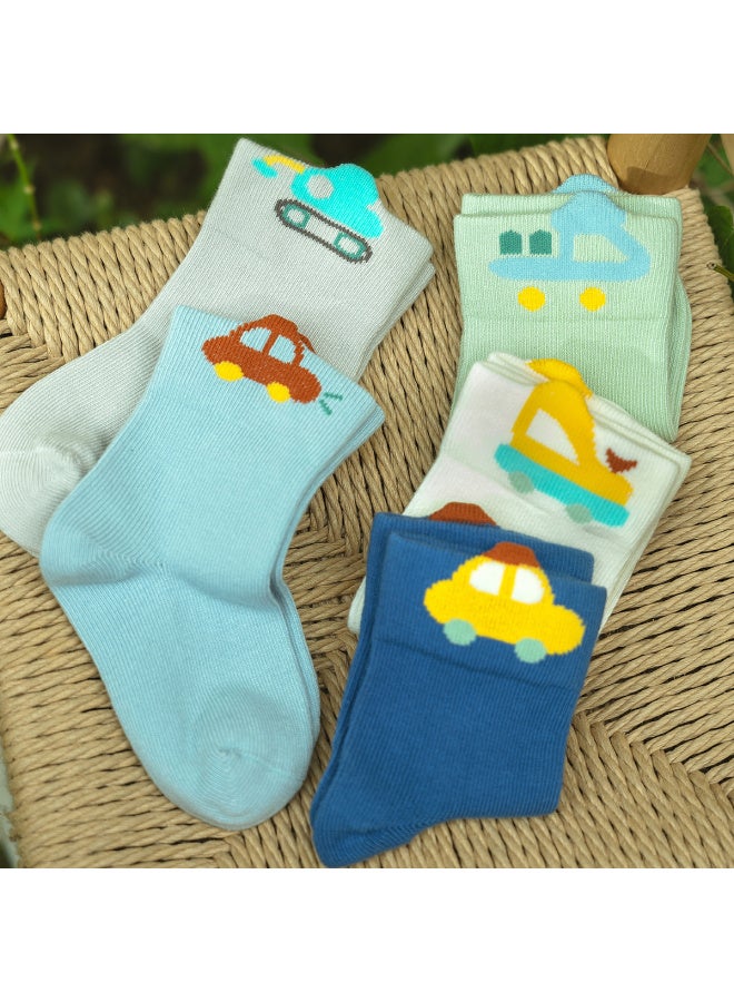 Minibala Baby Socks Children's Soft Cotton Stretch Cute Mid-calf Socks Spring New Arrival