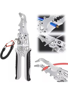XBEY XBEY 13 In 1 Multifunctional Wire StripperCrimper Tool Wire Cutter Hand Tool For Cable CrimperStripper Professional Electrician Pliers For ShearingClamping  - Image 1