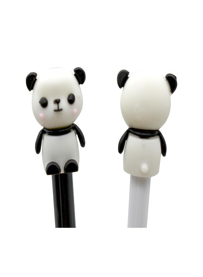 Lopenle 12 Pcs Adorable Panda Pens Novelty Animal Pen Cartoon Gel Pens For School Party Birthday Christmas Office - Image 5