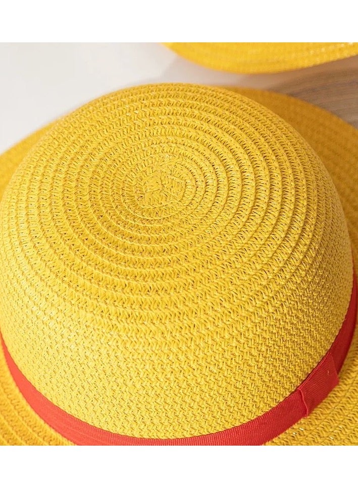 ميدا قبعة لوفي الصفراء - نسخة مميزة من قبعة القراصنة الشهيرة من أنمي “ون بيس” - Image 3