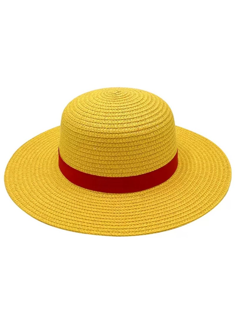 ميدا قبعة لوفي الصفراء - نسخة مميزة من قبعة القراصنة الشهيرة من أنمي “ون بيس” - Image 4