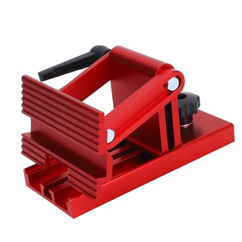 Sunisfa Adjustable Replacement Tool Rest Sharpening Jig, Metal 6in 8in Bench Grinder Sharpening Jig for 6 inch or 8 inch Bench Grinder and Belt Sander, Tool Rest (Red) - Image 3