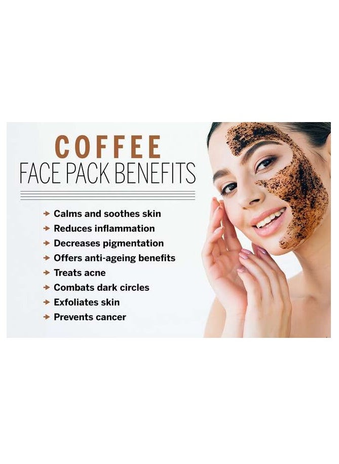 TONISABERY - Coffee Facial Mask Powder Peel Off Face Mask Refill and Lock Water Moisturizing Skin Coffee Astringent Pores Cool Oil Control Tighten Pores and Repair Redness and Dry Itching 20g - Image 1