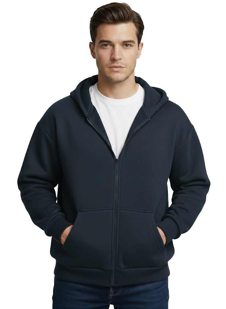 Long Sleeve Casual Solid Basic Hoodie Sweatshirt - Image 1
