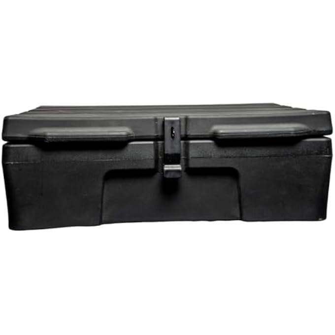 rayihni Powersports UTV Roof Cargo Box - Black, 25L Capacity Roof Mount Box - Image 2