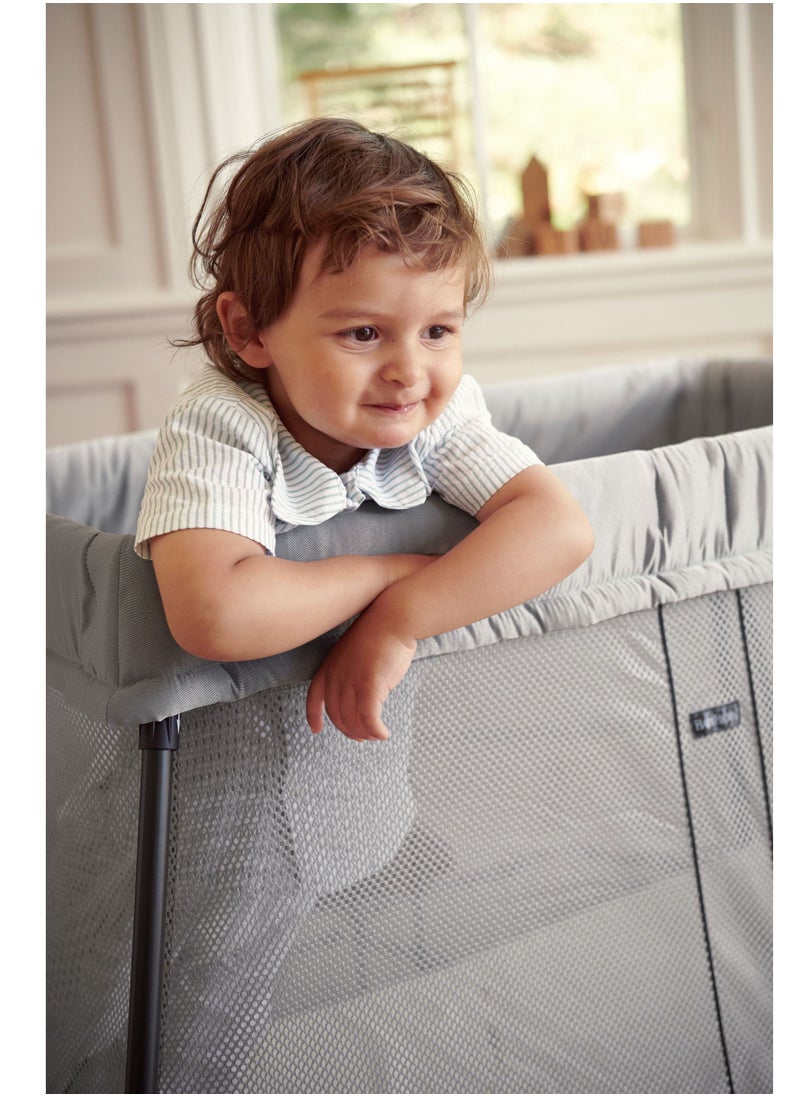 BABYBJORN Baby Travel Cot Light Silver And Grey  - Image 4