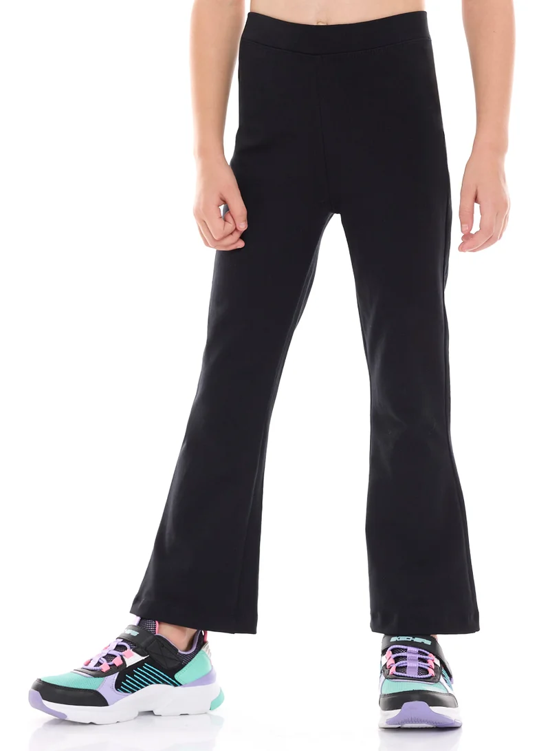 victor and jane Girls’ 2-Piece Outfit Set - (2-8 Years)Tee & Flared Legging - Pink & Grey