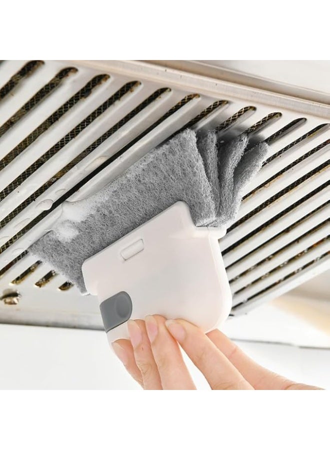 2 Packs Multi-function Window Track Cleaning Brushs with Extra Replaceable Heads, Portable Crevice Cleaner for Window Frames and Sliding Doors - Image 5