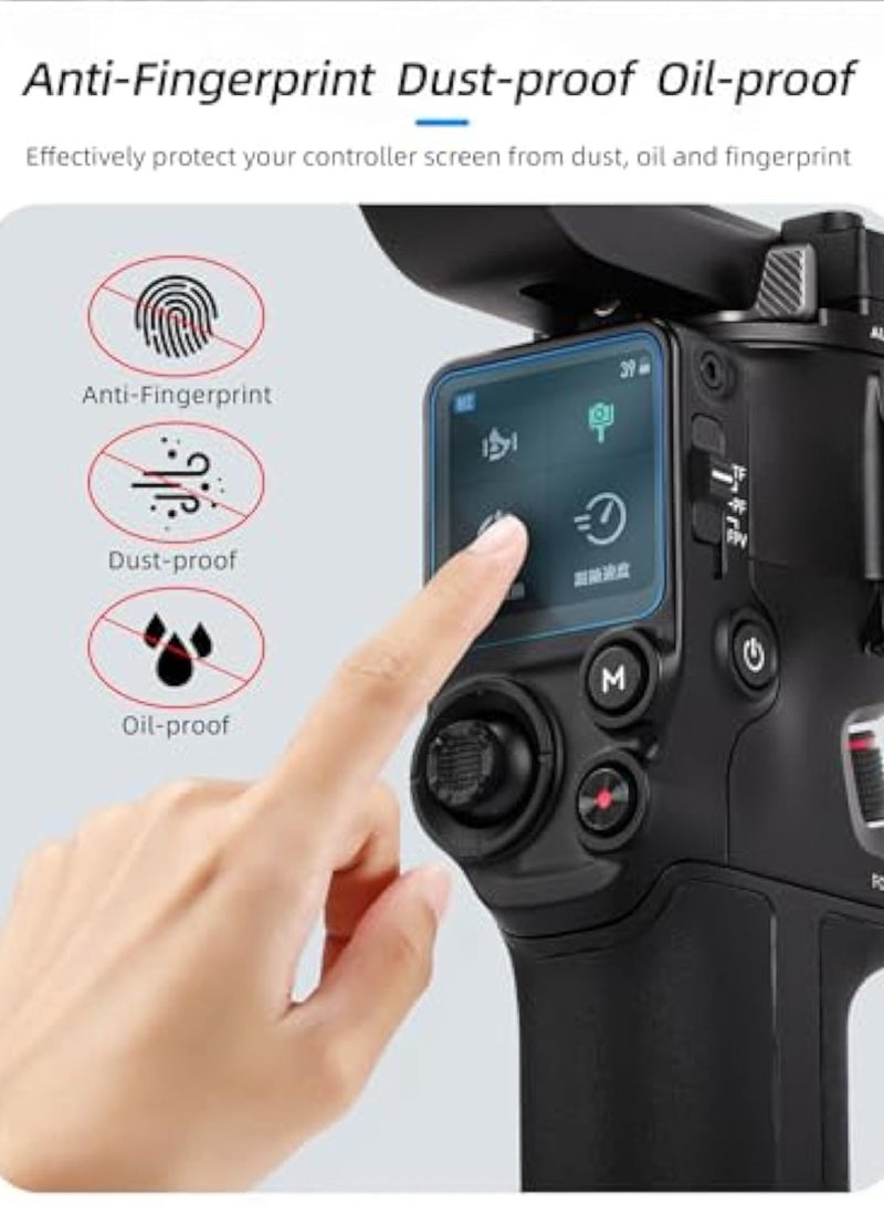 Screen Protector Compatible for DJI RS4 DJI RS4 Pro Tempered Glass (Transparent-2pcs) - Image 4