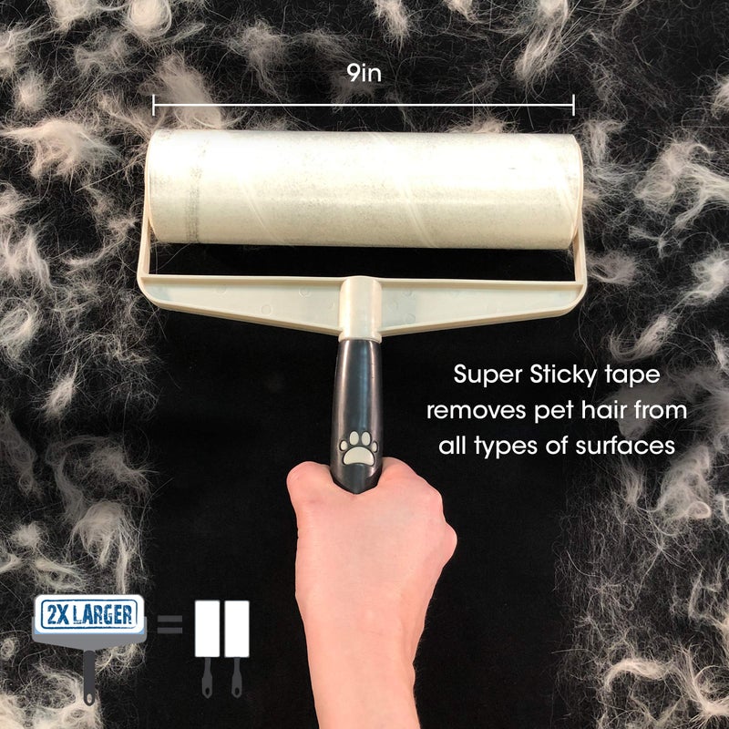 Spotty Supersize Extra Sticky, Adhesive Lint Roller Refill, Pet Cat & Dog Hair Remover for Clothes and Furniture, 60 Sheet ct - Image 3
