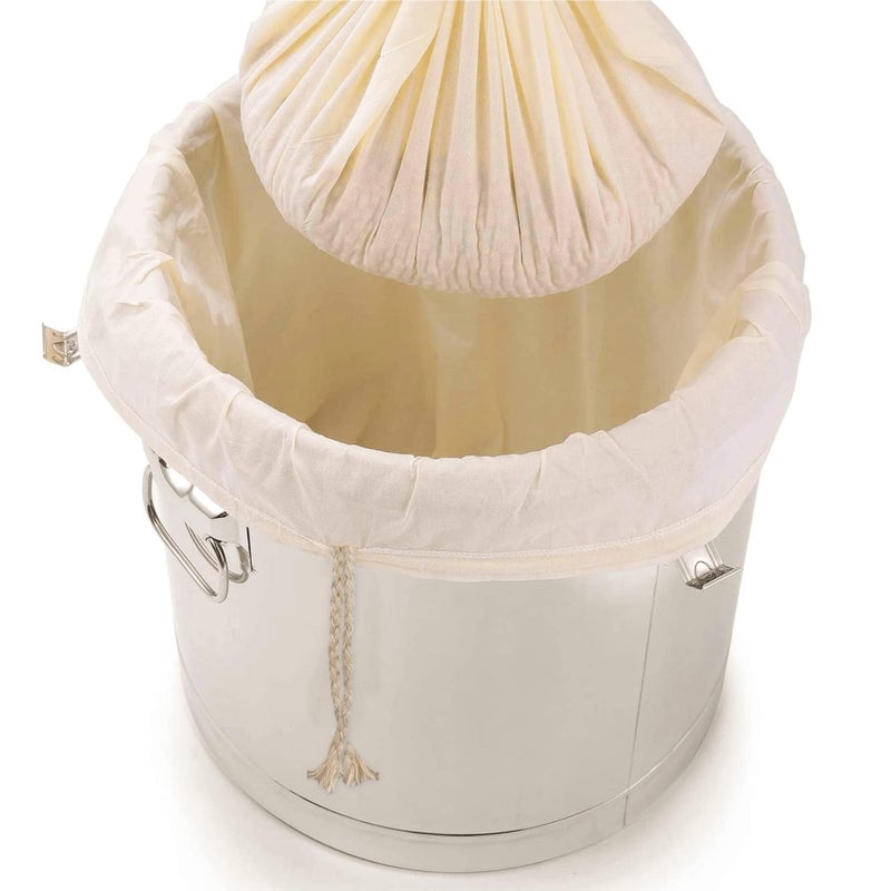 Extra Large26x22 Brew Bags for Home Brewing Wine 100 Cotton Fine Mesh Cheesecloth Bags Reusable Thickened Strainer with Draw String Tea Juice Bag Filter ImpuritiesXLarge 2 Pack