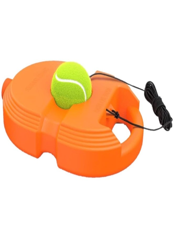 PLUSPOINT Tennis Trainer Rebound Ball with String Solo Tennis Trainer Self Practice with String Cricket Rebound Ball with Rope Fill Sand or Water (Multicolor) (Racket Not Included) - Image 1