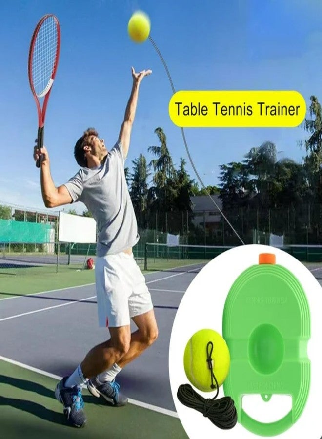 PLUSPOINT Tennis Trainer Rebound Ball with String Solo Tennis Trainer Self Practice with String Cricket Rebound Ball with Rope Fill Sand or Water (Multicolor) (Racket Not Included) - Image 2