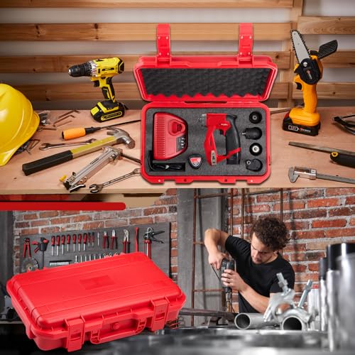 YDEPLVEO Hard Case for Milwaukee M12 Fuel Installation Drill/Driver Kit & Accessories (2505-22) | High-Density Foam | Durable Protective Carrying Storage Tool Box Organizer | (CASE ONLY) - Image 5