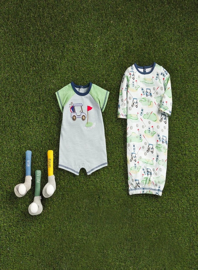 Mud Pie baby boys Mud Pie Golf Shortall, Golf, 3-6 Months US - Image 3
