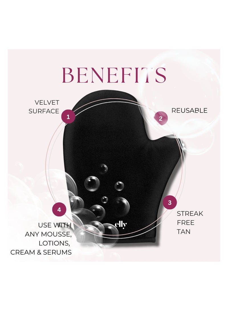 St.Tropez Express Lotion Self Tan and ELLY Premium Glove application. Women and men - Image 3