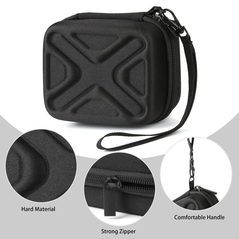 BLK8IGHT Digital Camera Case for AbergBest 21 Mega Pixels 2.7" LCD Rechargeable HD/Kodak Pixpro/Canon PowerShot ELPH 180/190/Sony DSCW800/DSCW830 Cameras, Travel Carrying Protective Case for Camera- Black - Image 4