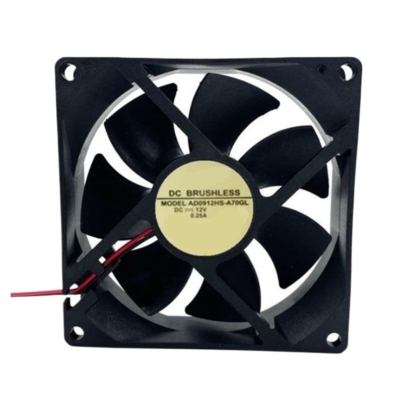 92x92x25mm مروحة تبين خادم DC 12V 0.25A 2 سلك مروحة علبة الكمبيوتر - Image 2