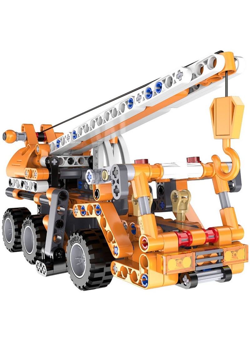 CaDA Car Toy Building Blocks Orange Mobile Crane C52013W 272pcs for +6 Years old - Image 1