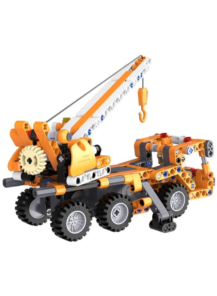 CaDA Car Toy Building Blocks Orange Mobile Crane C52013W 272pcs for +6 Years old - Image 2