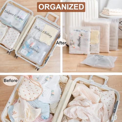 MANWU 14pcs Hospital Bags essentials for Labor and Diaper,Mom hospital bags Maternity Essentials,Maternity Organiser baggie,shower gift - Image 5
