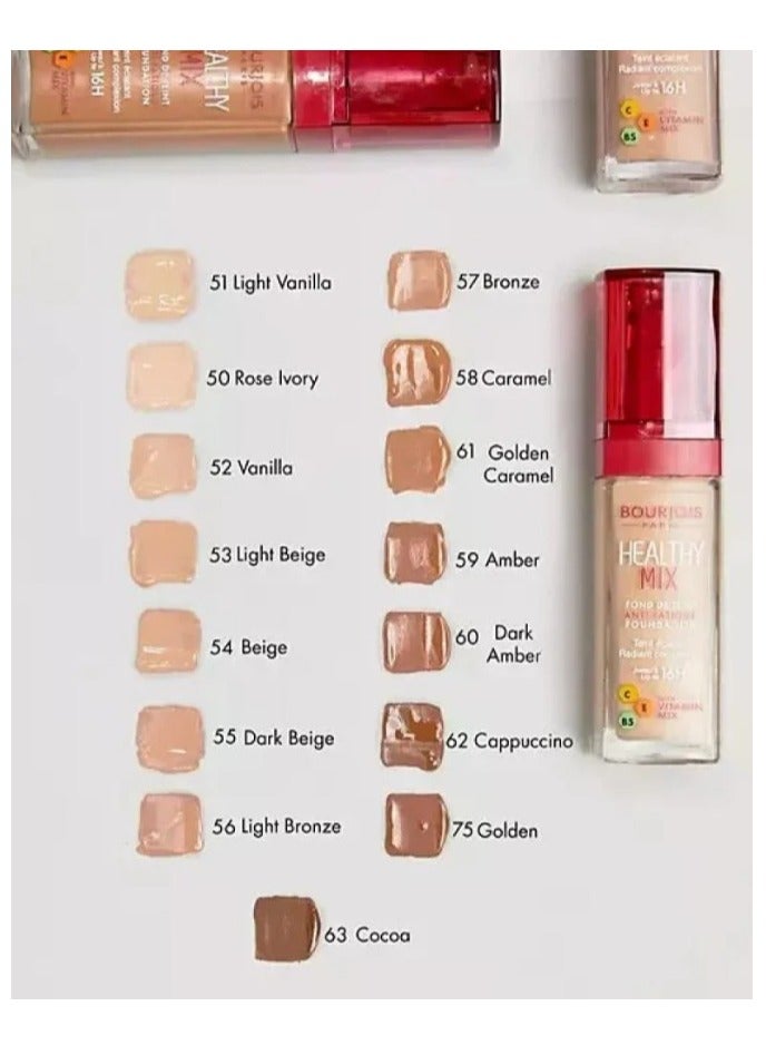 ريال بيوتي كريم أساس هيلثي ميكس فانيليا 30 مل - W 52 - Image 4