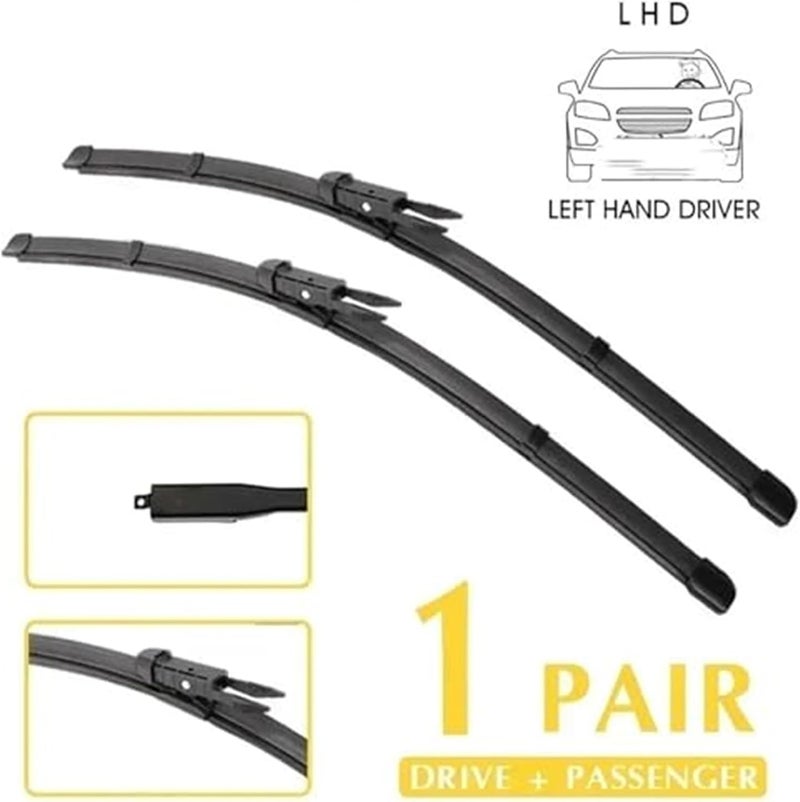 Wivplex Car Front Wiper Blades for Ford Explorer 2011-2017 - Image 2