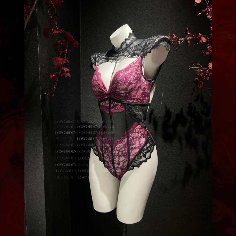 Plus Size French Style Lace Bodysuit - Sexy & Versatile - Image 1