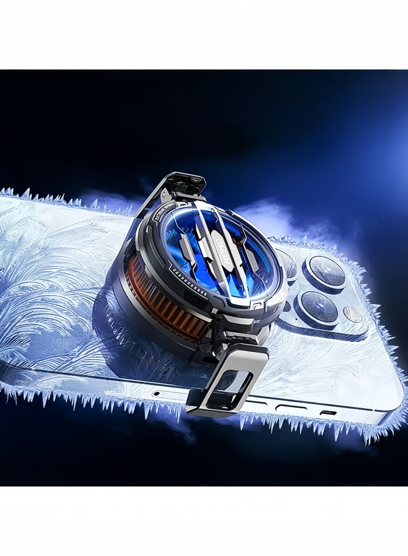 Memo Mobile Phone Cooler for Game Fan PUBG, Designed iPhone 12/13 Series, Live Streaming and Vlog, Semiconductor Heatsink Without Noise iOS Android, ipad Tablet - Image 5